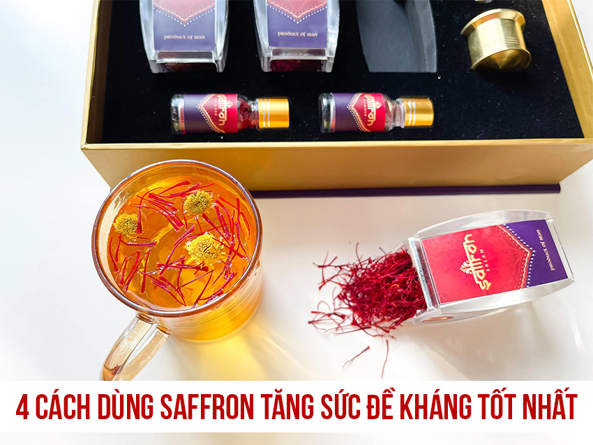 Saffron tăng sức đề kháng? – Top 4 cách dùng Saffron hiệu quả tốt nhất